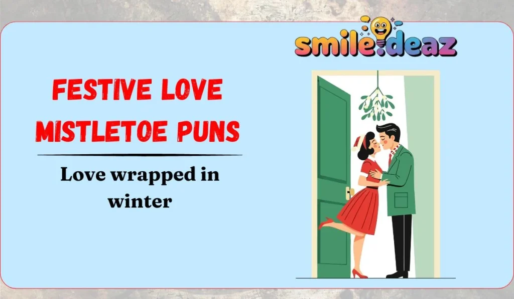 Festive Love Mistletoe Puns