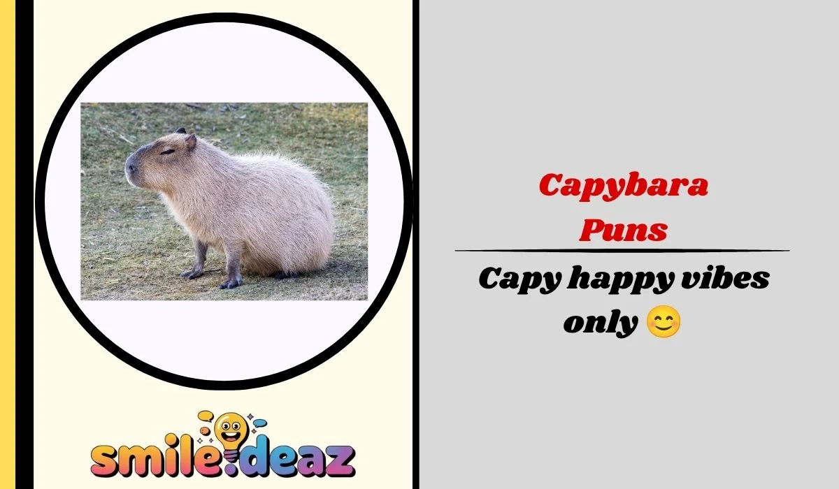 Capybara Puns