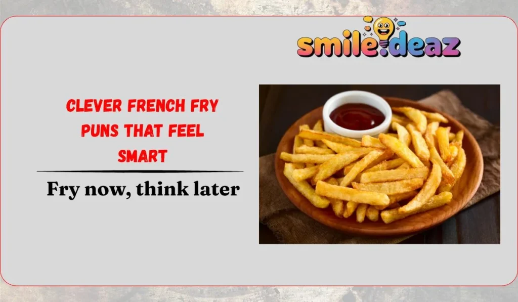 Clever French Fry Puns That Feel Smart