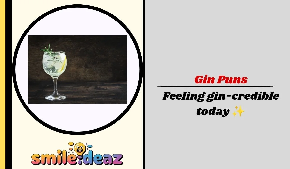 Gin Puns